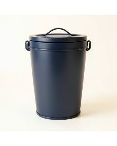 Elm Bend Storage Canister With Lid - Navy (synthetic illustration; no displayed measurements)