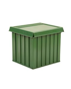 Juniper Canyon Closed Outdoor Storage Box - Green (synthetic illustration; no displayed measurements)