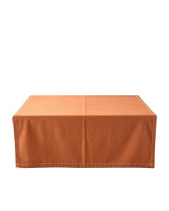 Oak Crest Flat Bed Sheet - Terracotta
