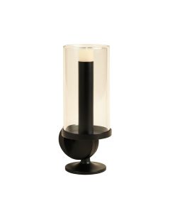 23.6 '' Tall Glass And Metal Wall Sconce Votive Holder (synthetic illustration; no displayed measurements)