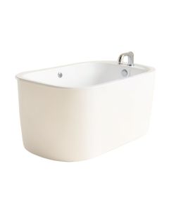 59 '' X 28 '' Freestanding Soaking Acrylic Bathtub