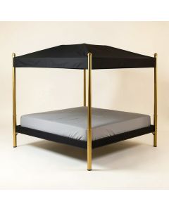 Saarah Canopy Bed (synthetic illustration; no displayed measurements)