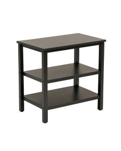 Red Barrel Studio® Console Table With Drawer Shelf 2 Tier Sofa Side Accent Table Black