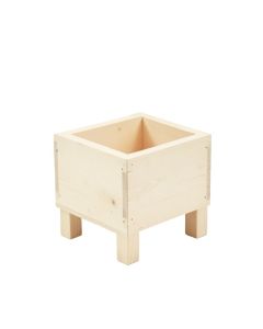 Linden Crest Empty Raised Planter - Ivory