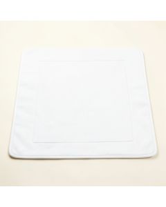 Cedar Branch Bath Mat - White (synthetic illustration; no displayed measurements)