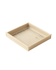 Lake Bluff Empty Under-Desk Cable Tray - Beige (synthetic illustration; no displayed measurements)