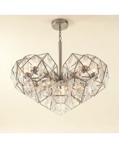 Chantant 6-Light Unique / Statement Geometric Chandelier (synthetic illustration; no displayed measurements)
