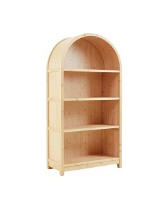 Cliff Edge Freestanding Bookcase - Beige (synthetic illustration; no displayed measurements)