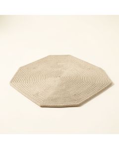 Octagon Senoia Ombre Braided Cotton Beige Area Rug (synthetic illustration; no displayed measurements)