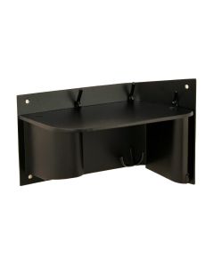 Moss Branch Wall-Mounted Entryway Organizer Shelf - Black