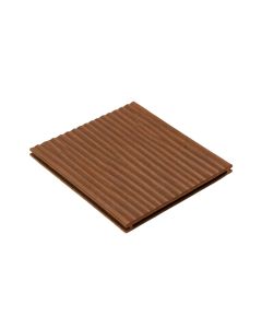 Ridged Metal 2 Ft. X 2 Ft. Drop-In Or Glue-Up Pvc Ceiling Tile In Metal Rust (synthetic illustration; no displayed measurements)