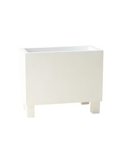 Rowan Arc Empty Raised Planter - White