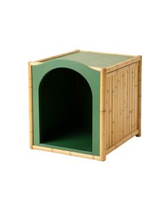Glen Falls Empty Furniture-Style Litter Enclosure - Green (synthetic illustration; no displayed measurements)