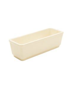 Meadow Crest Empty Railing Planter With Integral Brackets - Ivory