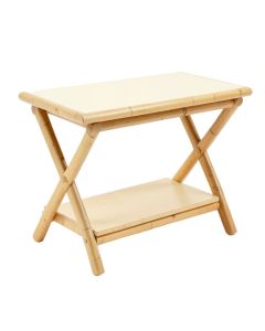 Summit Edge Side Table - Cream (synthetic illustration; no displayed measurements)