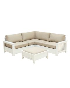 Abhinandan 96 '' Wide Corner Sectional With Ottoman