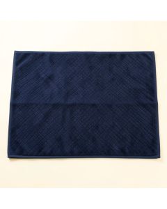 Brook Bend Bath Mat - Navy (synthetic illustration; no displayed measurements)