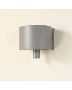 Elm Bluff Wall Sconce Mounted On A Plain Wall - Gray (synthetic illustration; no displayed measurements)