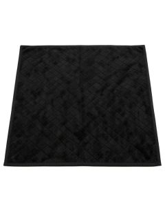 Holly Brook Bath Mat - Black (synthetic illustration; no displayed measurements)