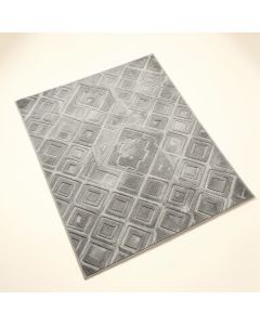 Runner Agoritsa Geometric Gray Area Rug (synthetic illustration; no displayed measurements)