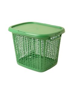 Hazel Bend Laundry Hamper - Green
