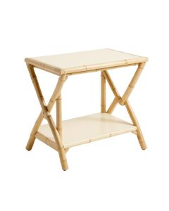 Spruce Bridge Side Table - Cream (synthetic illustration; no displayed measurements)