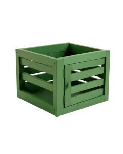 Meadow Canyon Empty Furniture-Style Pet Crate - Green