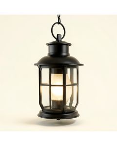 Bevin 2 -Bulb 14 '' H Outdoor Hanging Lantern (synthetic illustration; no displayed measurements)