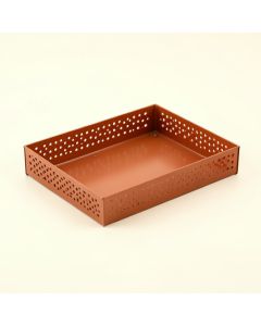 Harbor Crossing Empty Under-Desk Cable Tray - Terracotta (synthetic illustration; no displayed measurements)