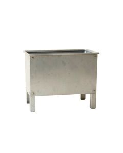 Bay Bend Empty Raised Planter - Gray (synthetic illustration; no displayed measurements)