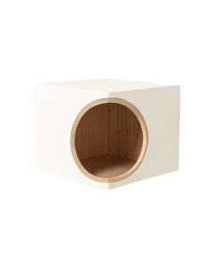 Pine Falls Wall-Mounted Cat Perch - White (synthetic illustration; no displayed measurements)