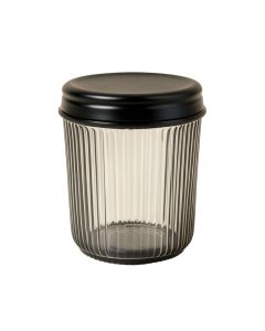 Fern Brook Storage Canister With Lid - Black