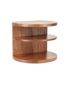 Aberdeen 3 Piece Circle Mango Wood Accent Shelf