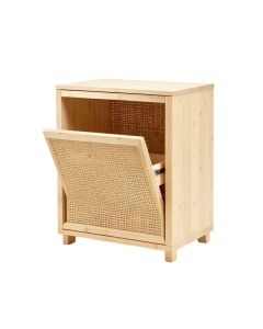 Olive Branch Freestanding Pull-Out Hamper Cabinet - Ivory (synthetic illustration; no displayed measurements)