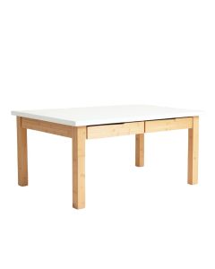 Slate Brook Empty Workshop Workbench - White