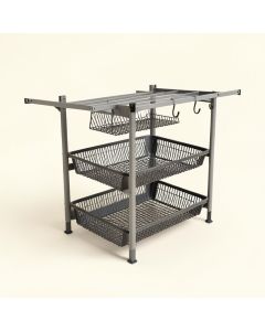 Mythinglogic Garage Storage System (synthetic illustration; no displayed measurements)
