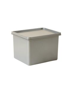 Pine Arc Closed Outdoor Storage Box - Gray