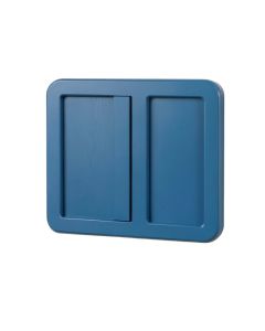 Birch Branch Wall-Mounted Entry Cabinet - Blue (synthetic illustration; no displayed measurements)