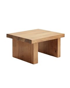 Island Fusion Solid Wood Block Coffee Table (synthetic illustration; no displayed measurements)