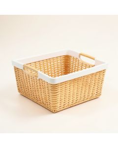 Rowan Arc Empty Storage Basket - White (synthetic illustration; no displayed measurements)