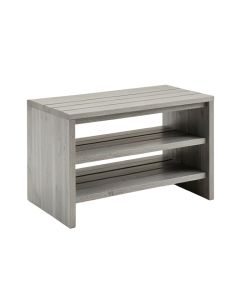 Bay Canyon Shoe Storage Bench - Gray (synthetic illustration; no displayed measurements)