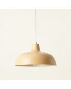 Dawn Canyon Pendant Light Suspended From One Plain Cable - Cream (synthetic illustration; no displayed measurements)