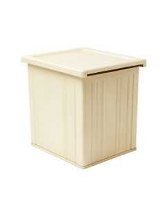 Laurel Bend Closed Outdoor Storage Box - Cream