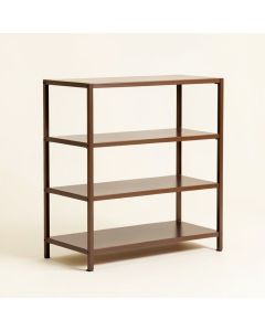 Lugent 70.87 '' H X 70.87 '' W X 11.8 '' D Steel Etagere Bookcase (synthetic illustration; no displayed measurements)