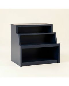 Sage Brook Desktop Shelving Unit - Navy (synthetic illustration; no displayed measurements)