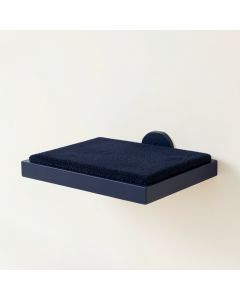 Cliff Falls Wall-Mounted Cat Perch - Navy (synthetic illustration; no displayed measurements)