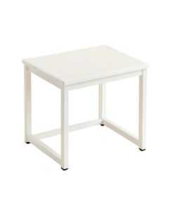 Spruce Crossing Compact Balcony Table - White (synthetic illustration; no displayed measurements)