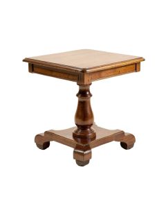 Luevano Antique Trestle End Table