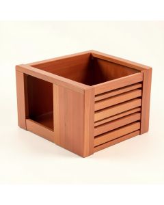 Fern Dell Empty Furniture-Style Litter Enclosure - Terracotta (synthetic illustration; no displayed measurements)