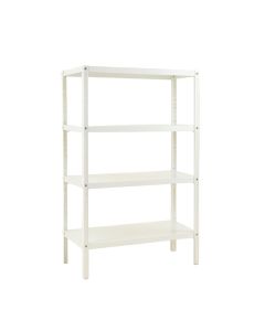 Shore Crest Empty Seed-Starting Shelving Unit Without Lights - White